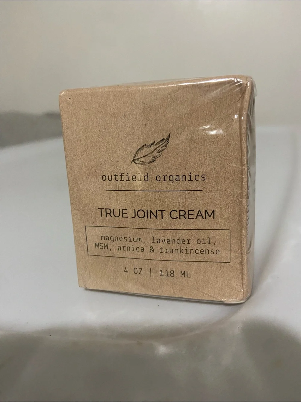 Outfield Organics True Joint Cream 4oz Magnesium Lavender
